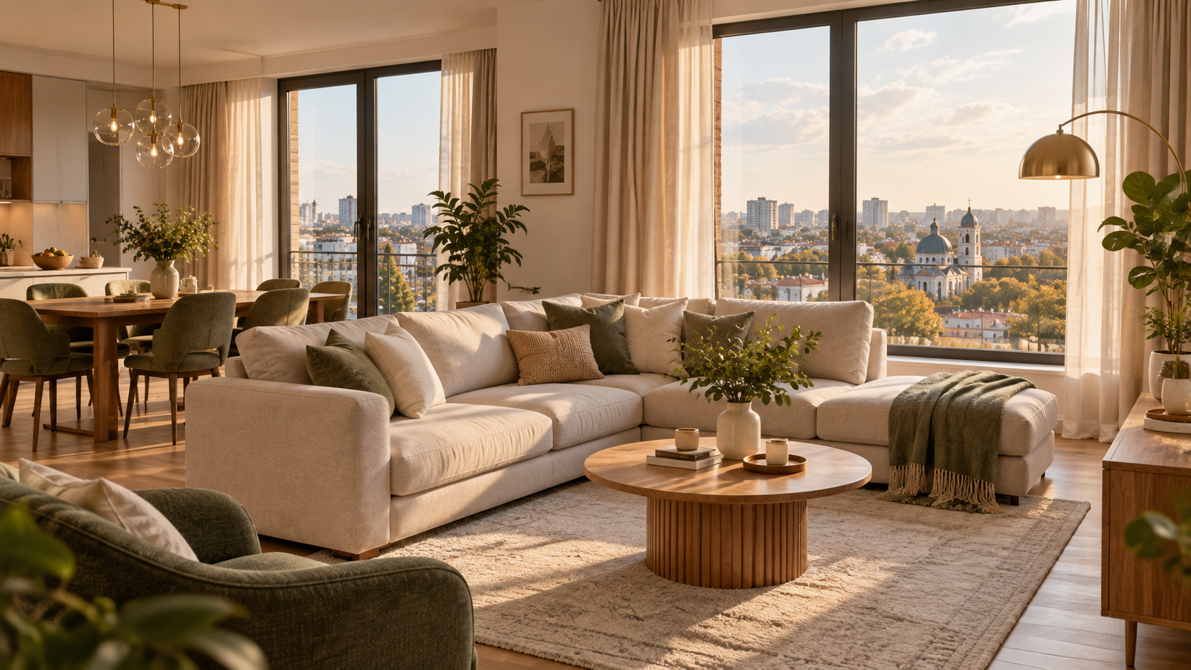 Bright apartment in Chișinău, prepared for guests